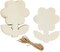 20 Pack 6 Inch Wood Flower Crafts Unfinished Wood Sunflower Cutouts Wooden Flower Hanging Ornaments DIY Sunflower Craft Gift Tags for Home Party Decoration Craft Project